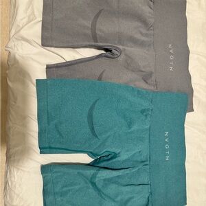 NVGTN shorts - Gray and Teal